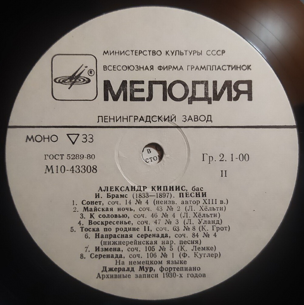 Александр Кипнис, бас