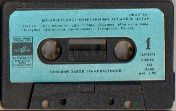 "Фортес" Вокально-инструментальный ансамбль цыган. Руководитель Л. Бродский