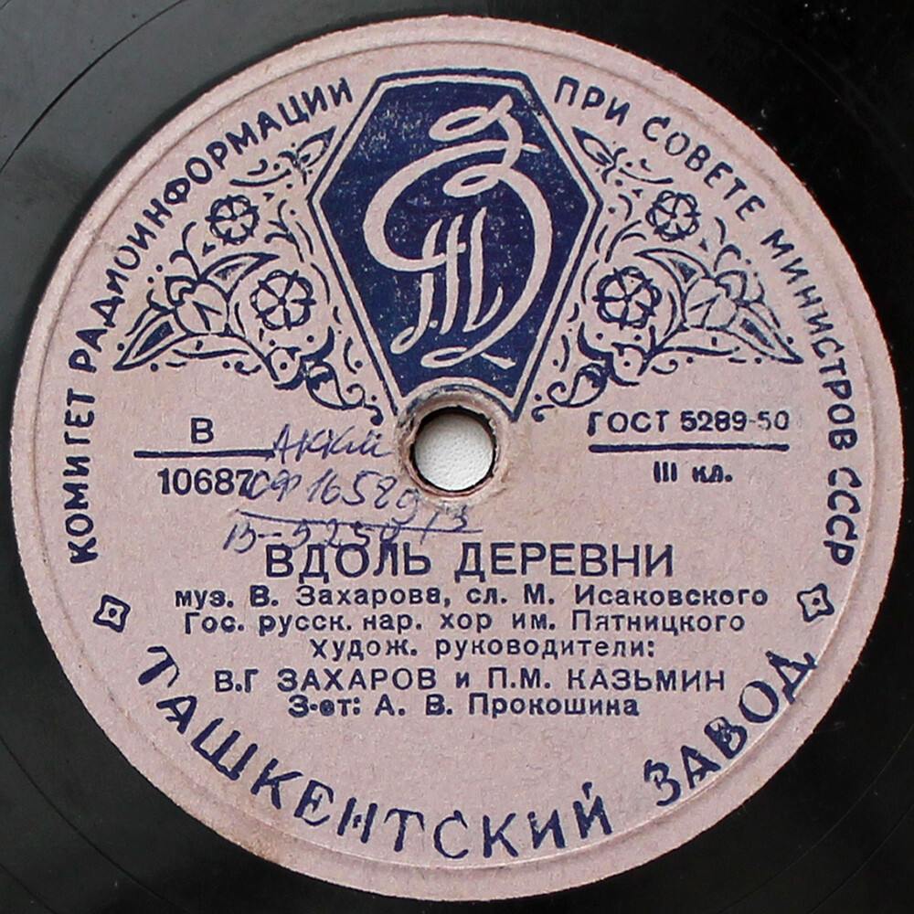 Хор им. Пятницкого — Вдоль деревни / Будьте здоровы