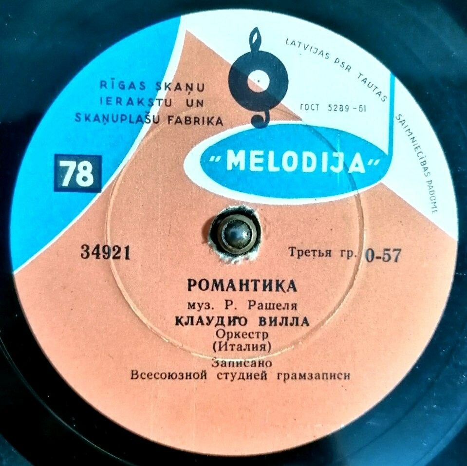 Клаудио Вилла - Романтика // Оркестр - Вернись