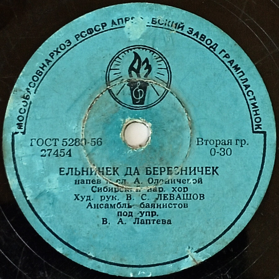 Сибирский народный хор - Ельничек да березничек / Ёлочки-метёлочки