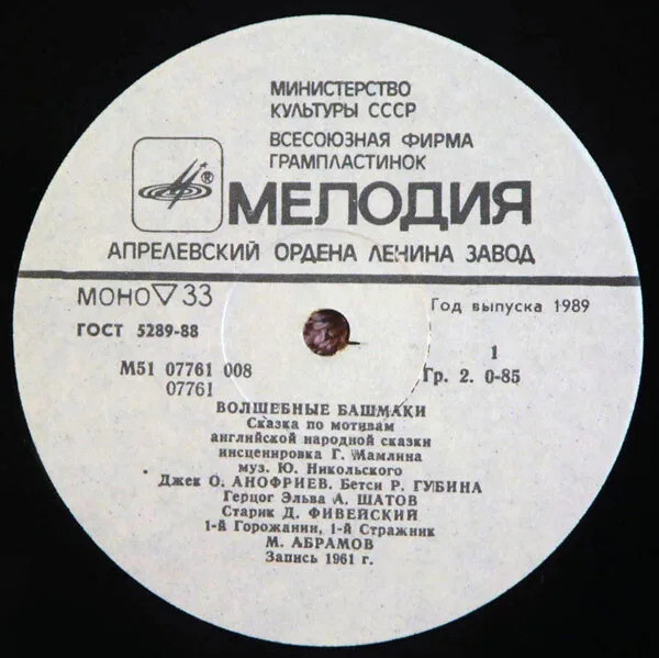 Волшебные башмаки