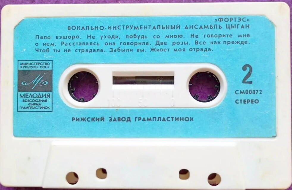 "Фортес" Вокально-инструментальный ансамбль цыган. Руководитель Л. Бродский