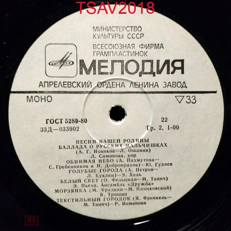 Песни нашей Родины (11)