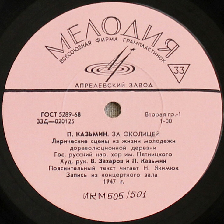 П. Казьмин. За околицей