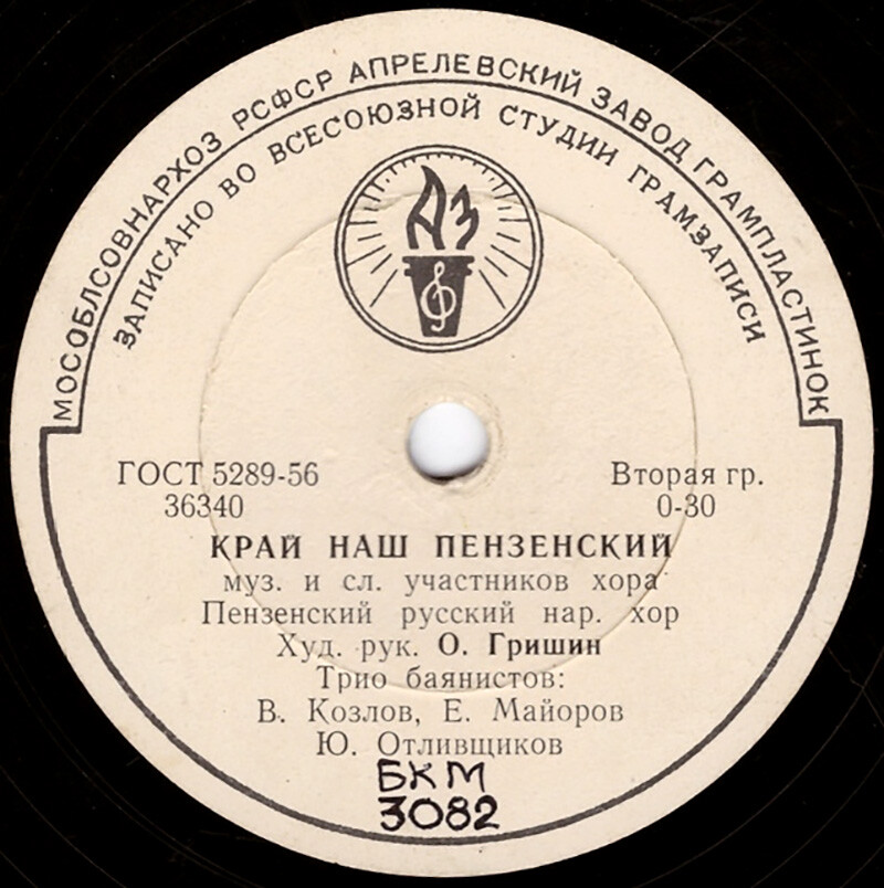 Пензенский русский народный хор — Восемнадцать лет / Край наш Пензенский