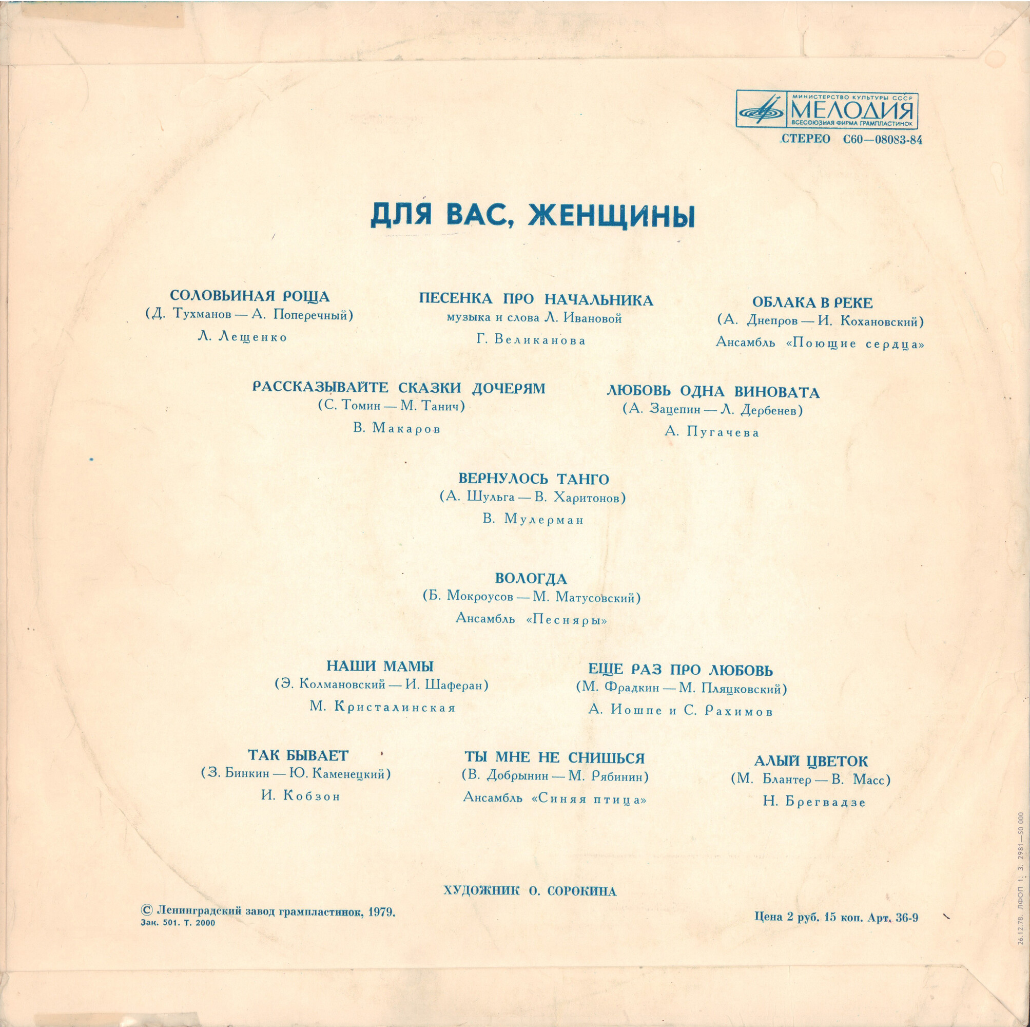 Для вас, женщины!