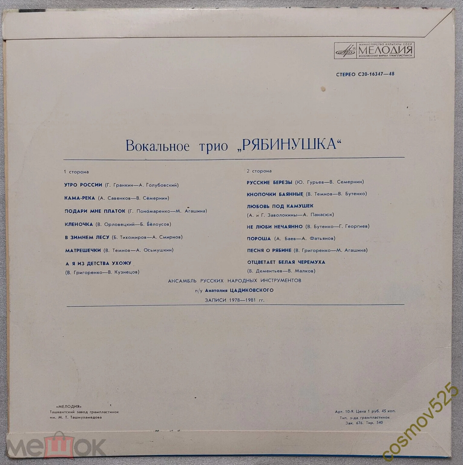 Вокальное трио "Рябинушка"