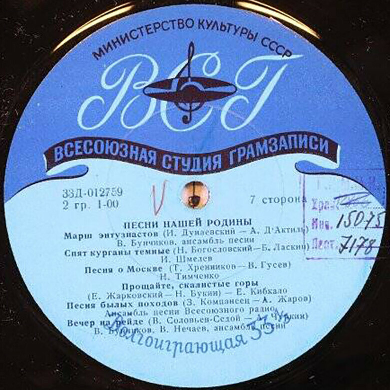 Песни нашей Родины (4)