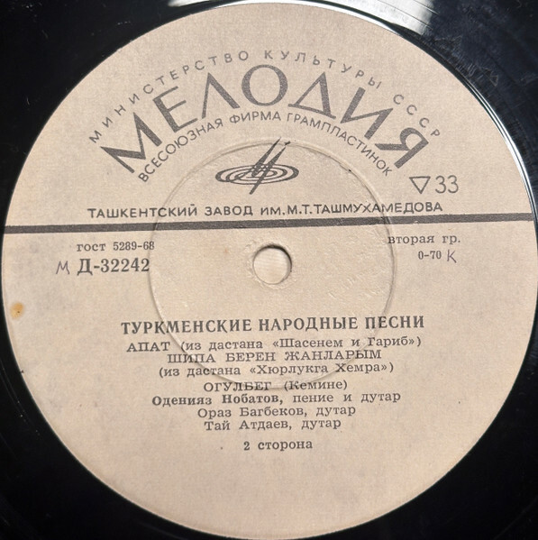 Туркменские песни и мелодии