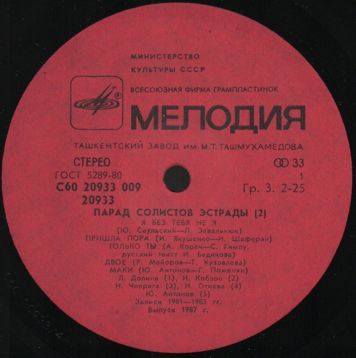 ПАРАД СОЛИСТОВ ЭСТРАДЫ (2)