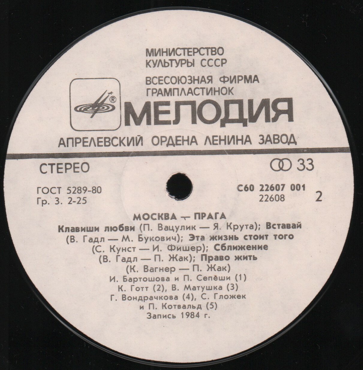 Москва - Прага 85