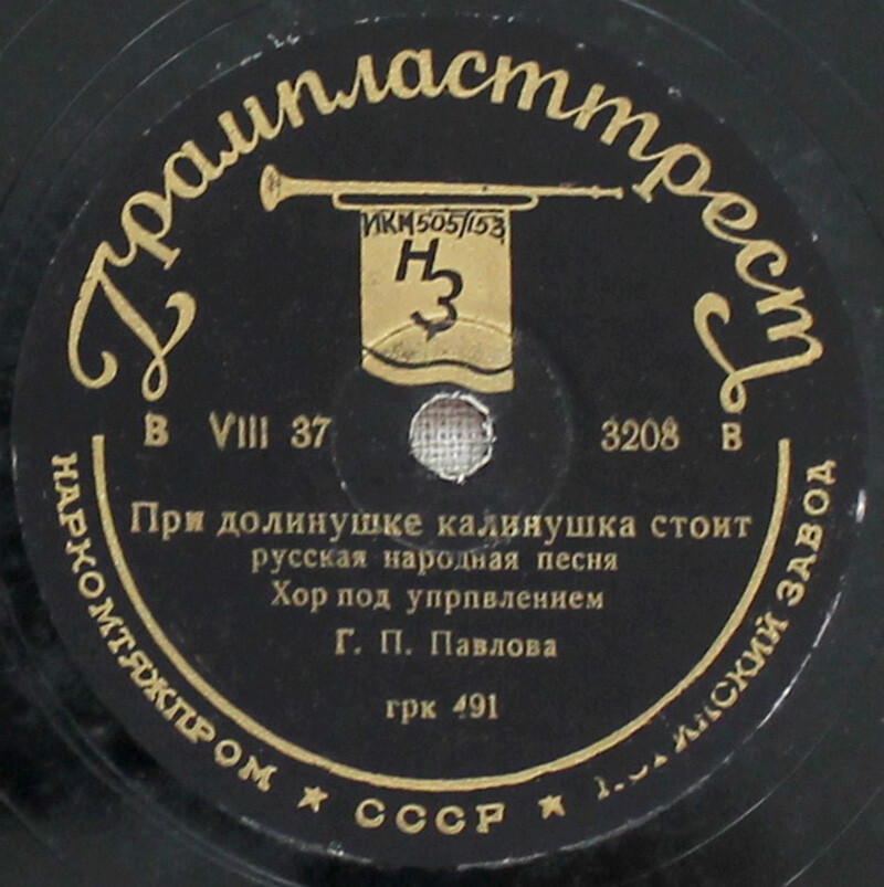 Хор п/у Г. Павлова - При долинушке калинушка стоит / А я по лугу гуляла