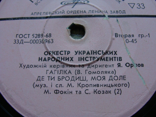 Оркестр украинских народных инструментов