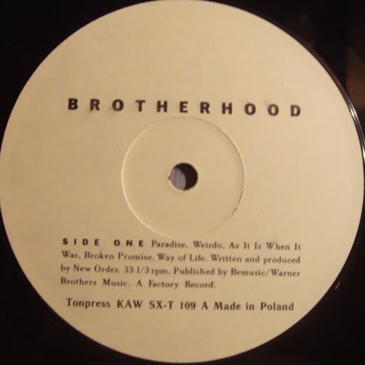 New Order ‎– Brotherhood [по заказу польской фирмы TONPRESS]