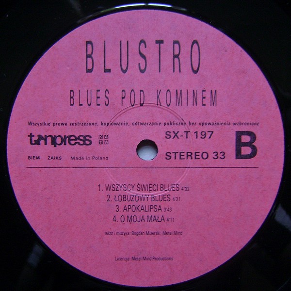Blustro "Blues pod kominem"  [по заказу польской фирмы TONPRESS, SX-T197]