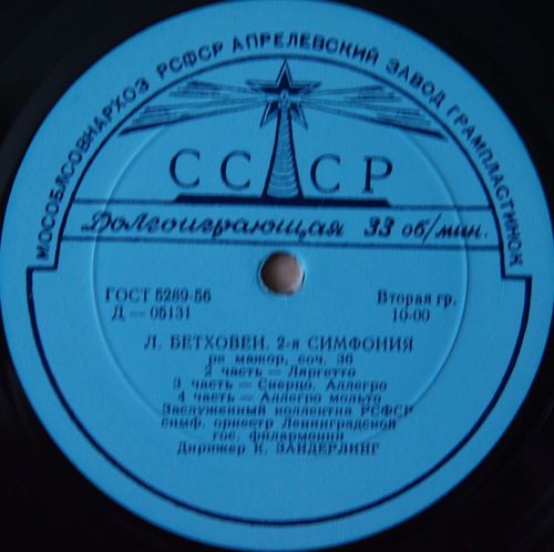 Л. БЕТХОВЕН (1770-1827): Симфония № 2 ре мажор, соч. 36 (К. Зандерлинг)