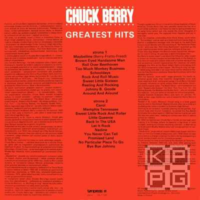 Chuck BERRY - Greatest hits [по заказу польской фирмы TONPRESS, SX-T128]