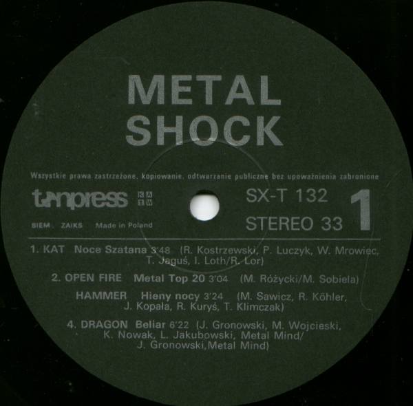 Metal shock [по заказу польской фирмы TONPRESS SX-T132]