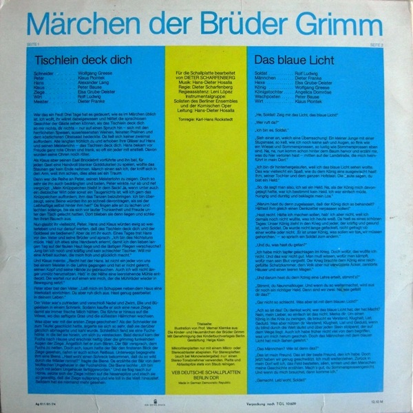 Märchen Der Brüder Grimm [по заказу немецкой фирмы LITERA, 8 65 179]