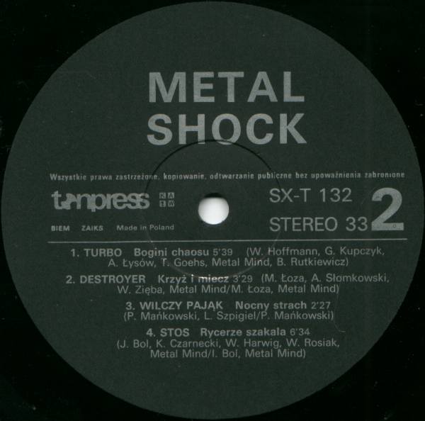 Metal shock [по заказу польской фирмы TONPRESS SX-T132]