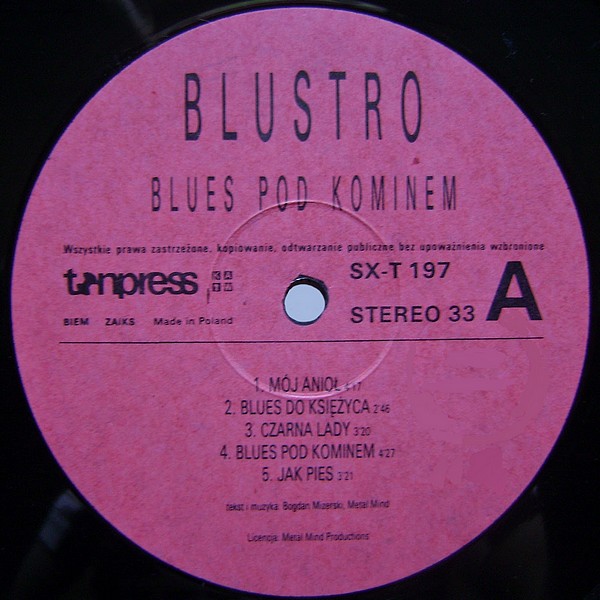 Blustro "Blues pod kominem"  [по заказу польской фирмы TONPRESS, SX-T197]