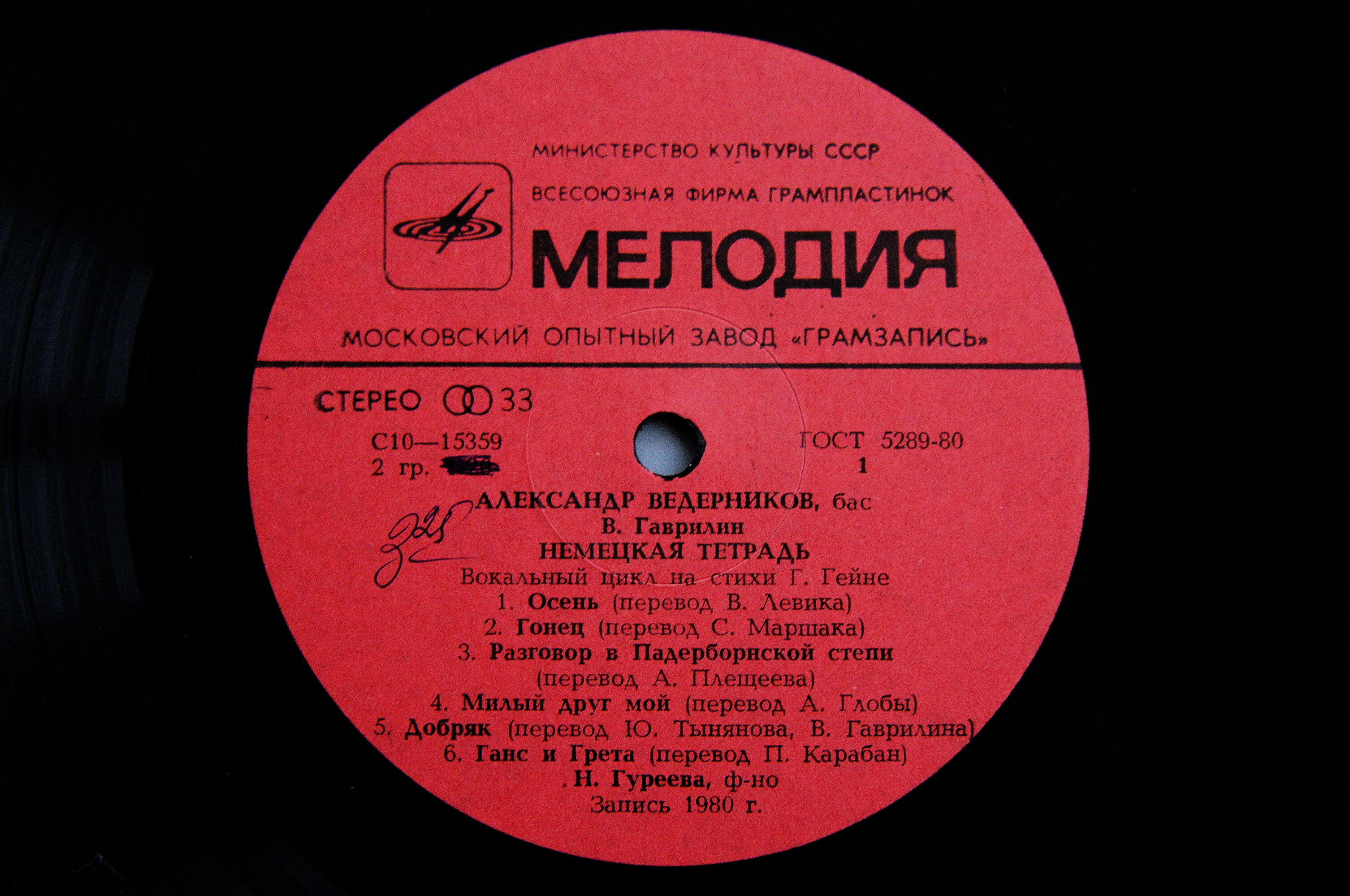 Александр ВЕДЕРНИКОВ (бас)
