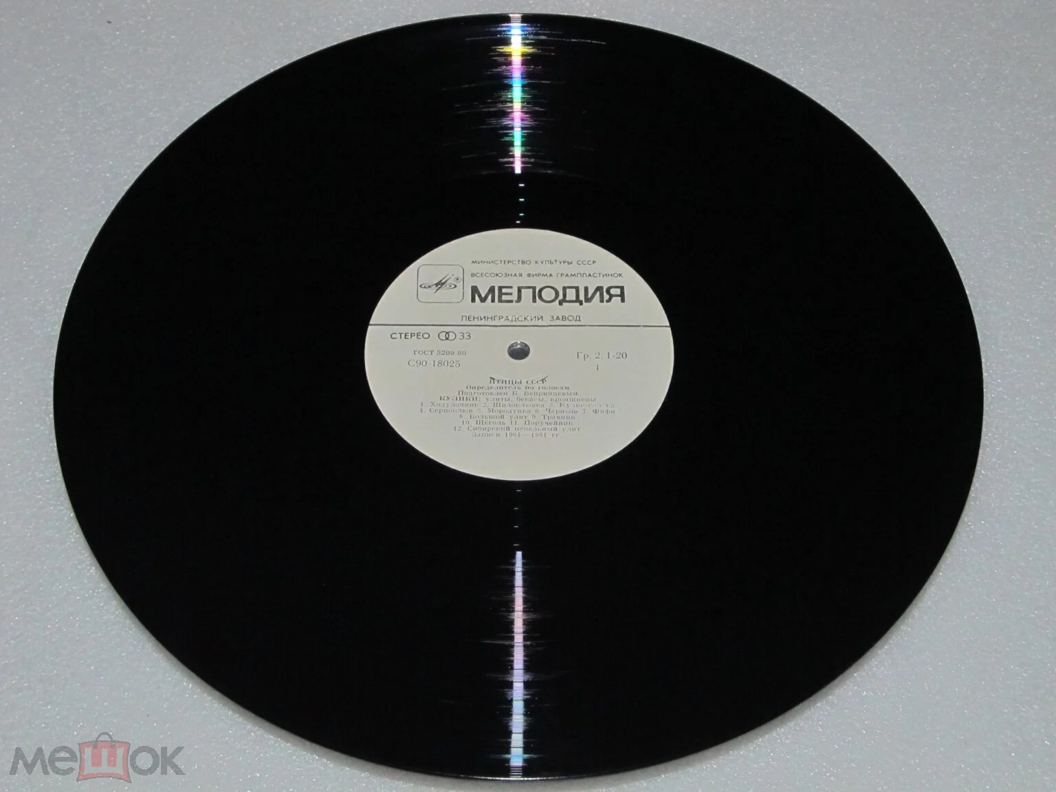 ПТИЦЫ СССР. Определитель по голосам (подготовлен Б. Вепринцевым)