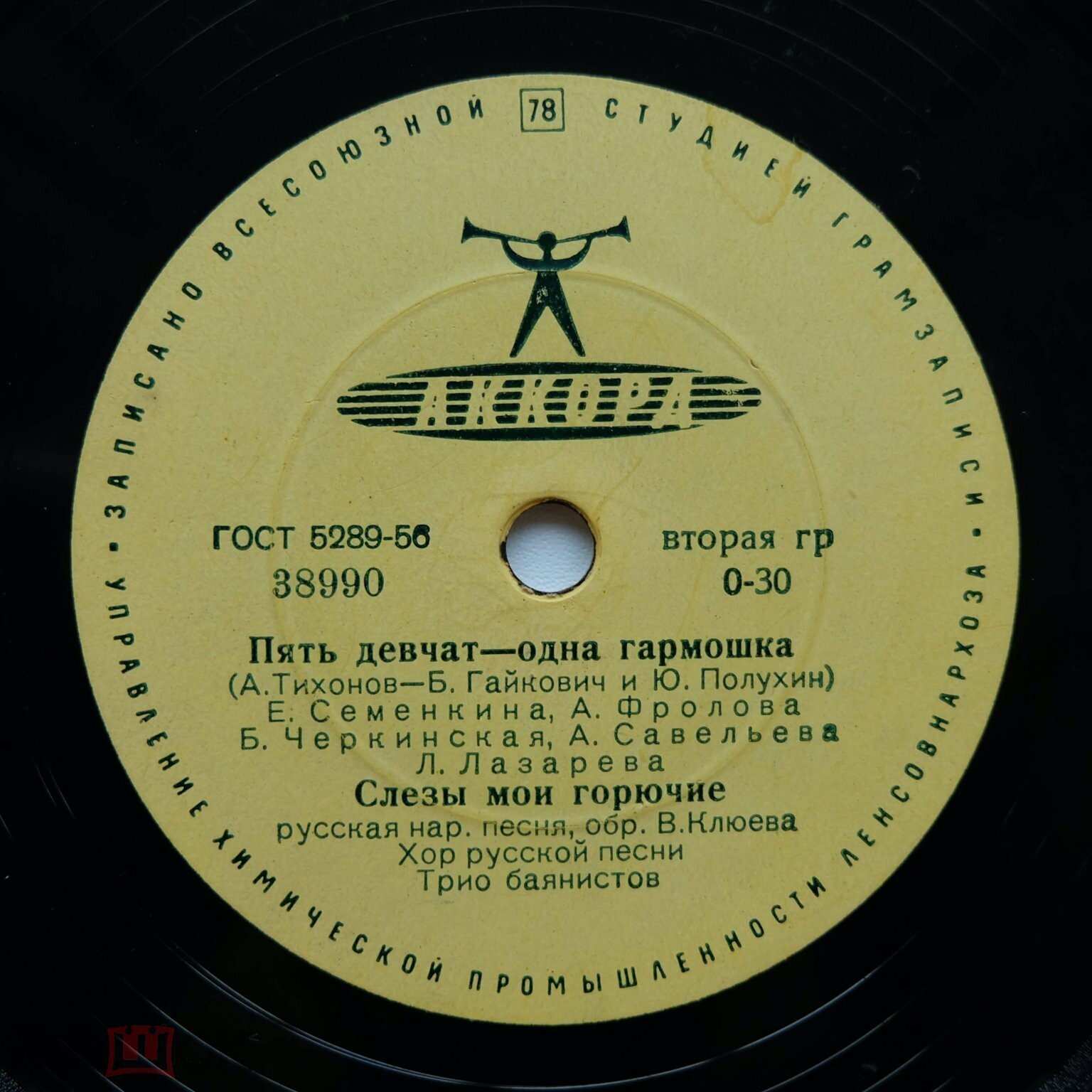 ХОР РУССКОЙ ПЕСНИ ВСЕСОЮЗНОГО РАДИО