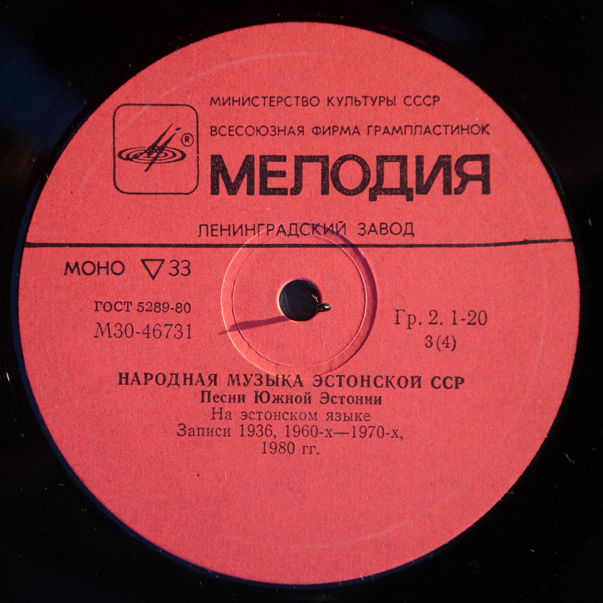 НАРОДНАЯ МУЗЫКА ЭСТОНСКОЙ ССР
