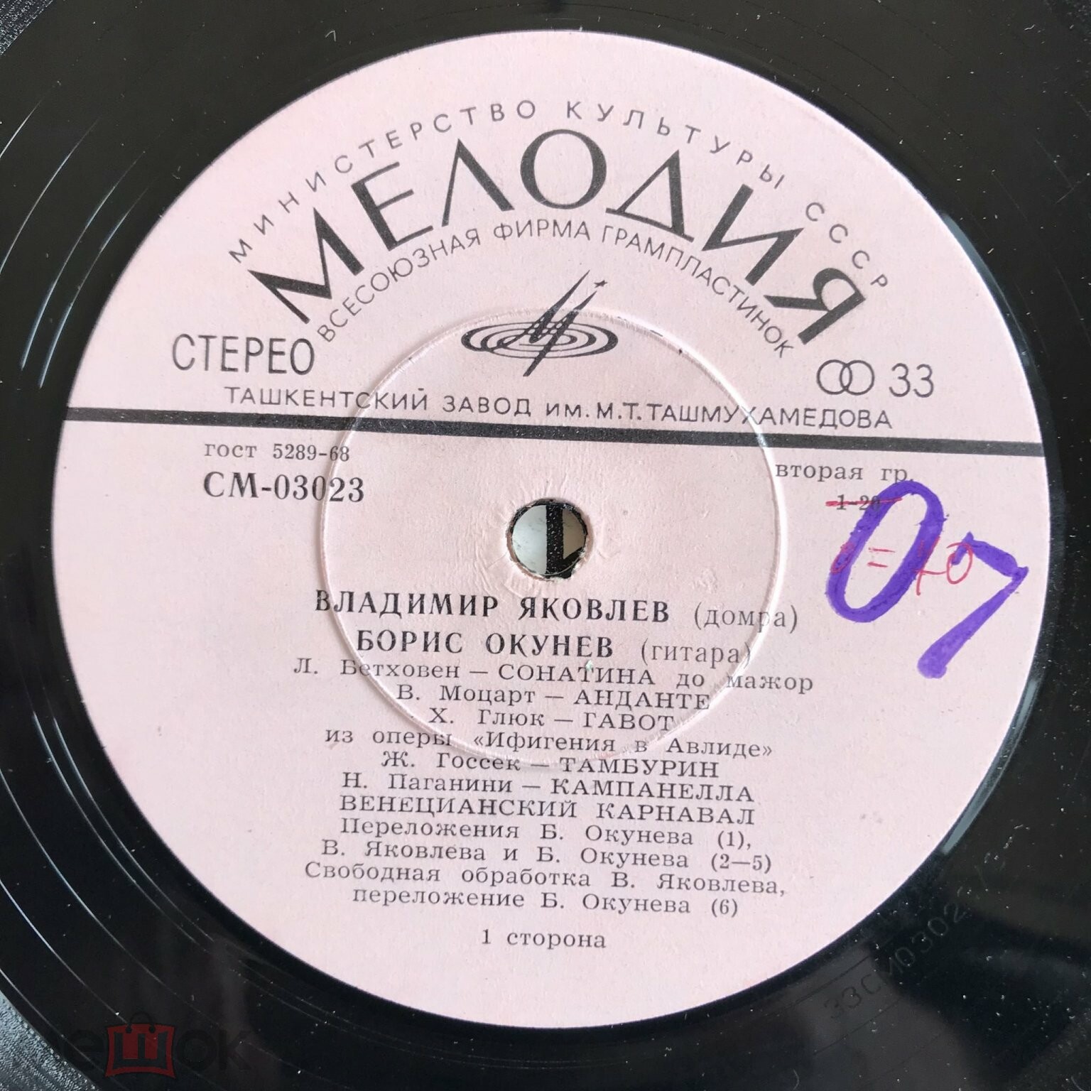 Владимир ЯКОВЛЕВ (домра), Борис ОКУНЕВ (гитара)