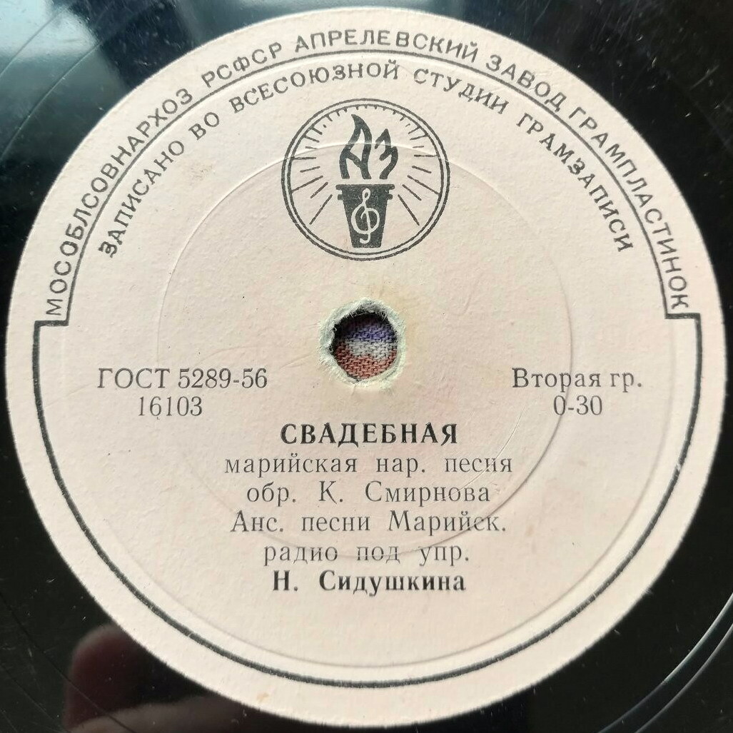 Ансамбль песни Марийского радио п/у Н. Сидушкина