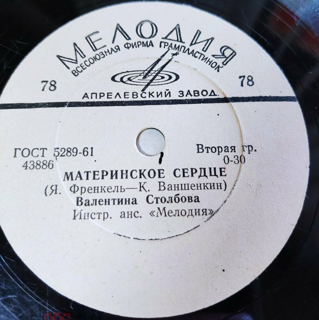 В. Столбова