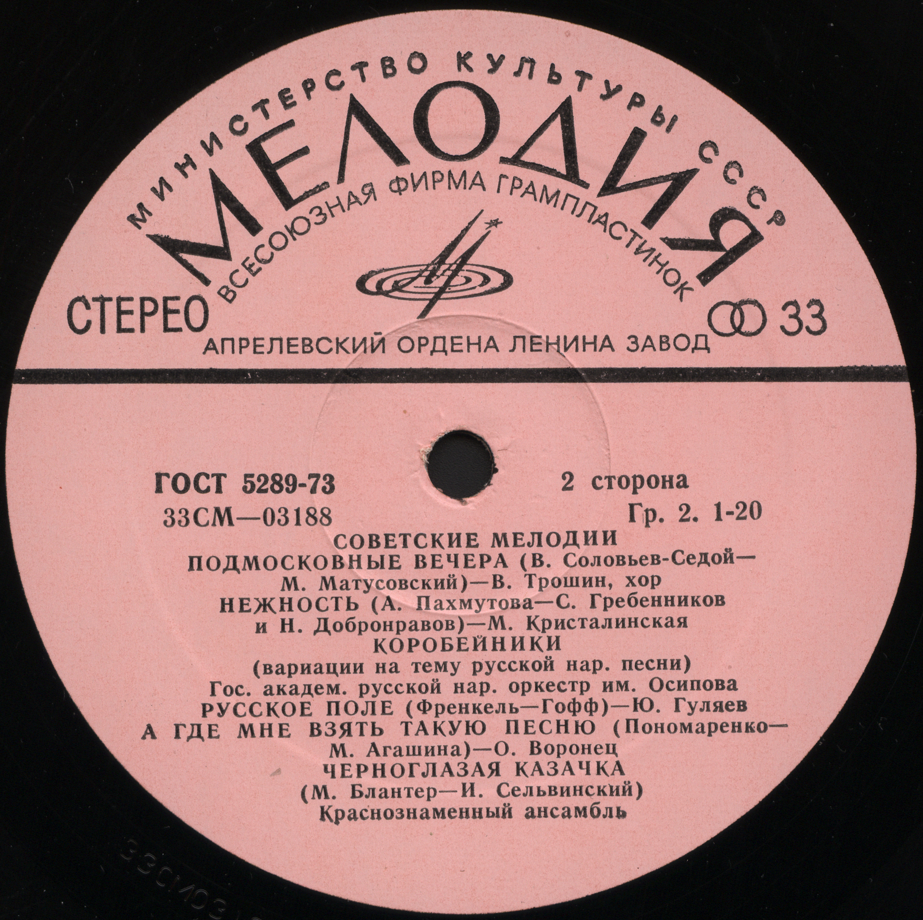 Советские мелодии (Подмосковные вечера)