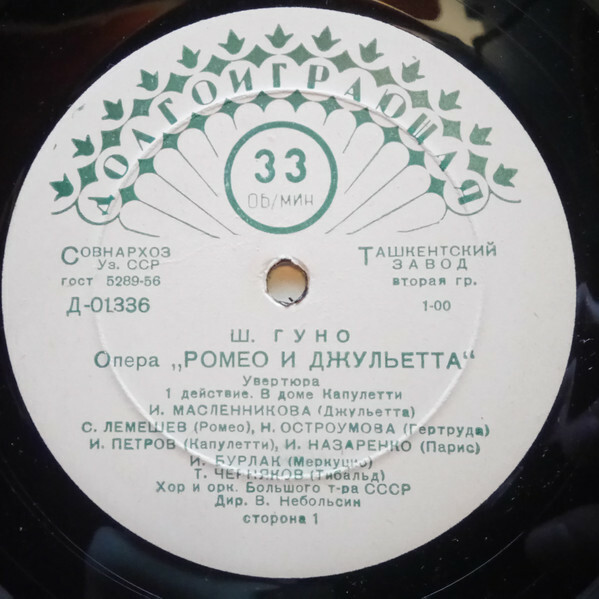 Ш. Гуно. Опера «Ромео и Джульетта»