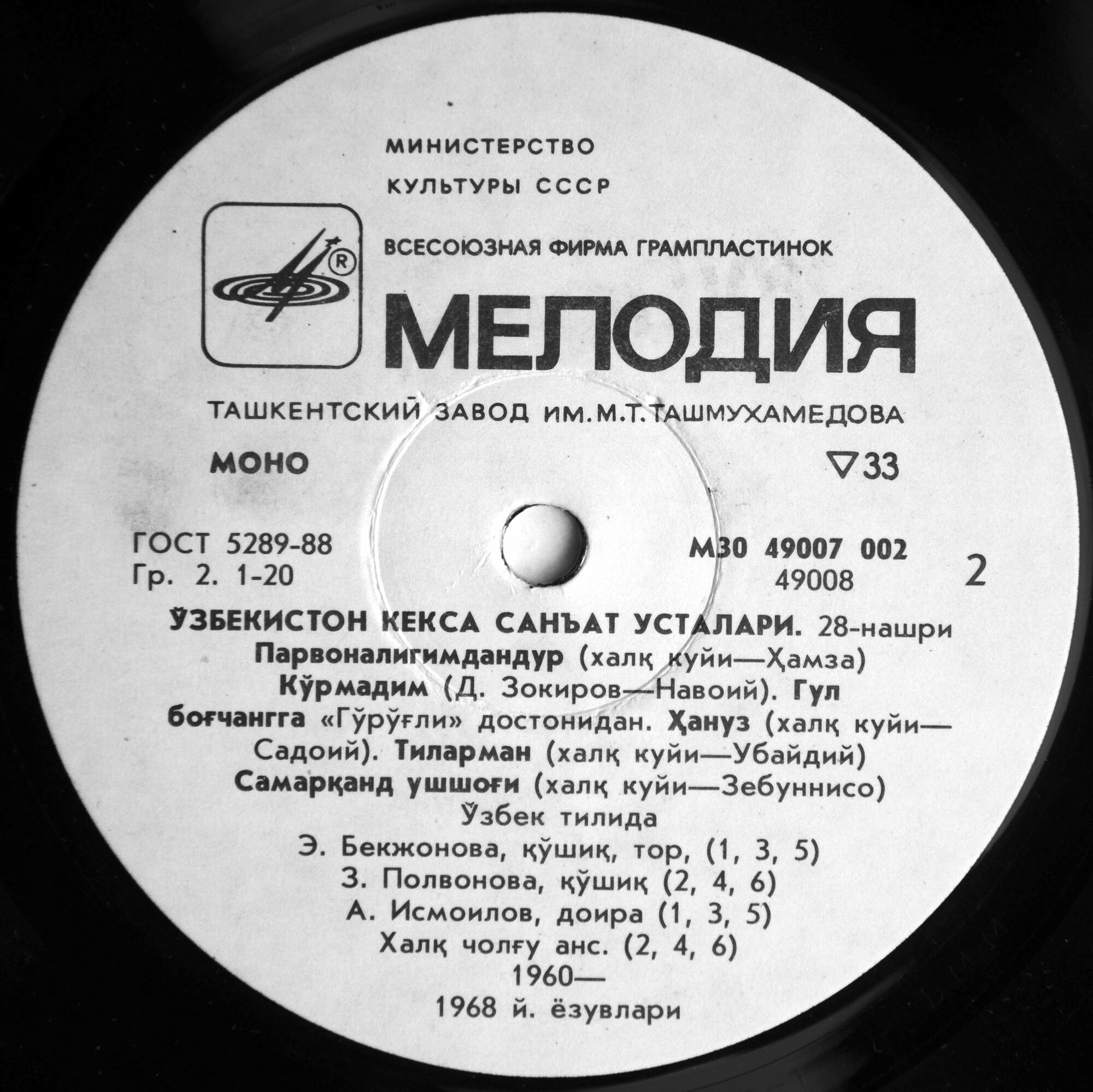 СТАРЕЙШИЕ МАСТЕРА ИСКУССТВ УЗБЕКИСТАНА. Выпуск 28 - Зайнаб Палванова, Эркиной Бекджанова