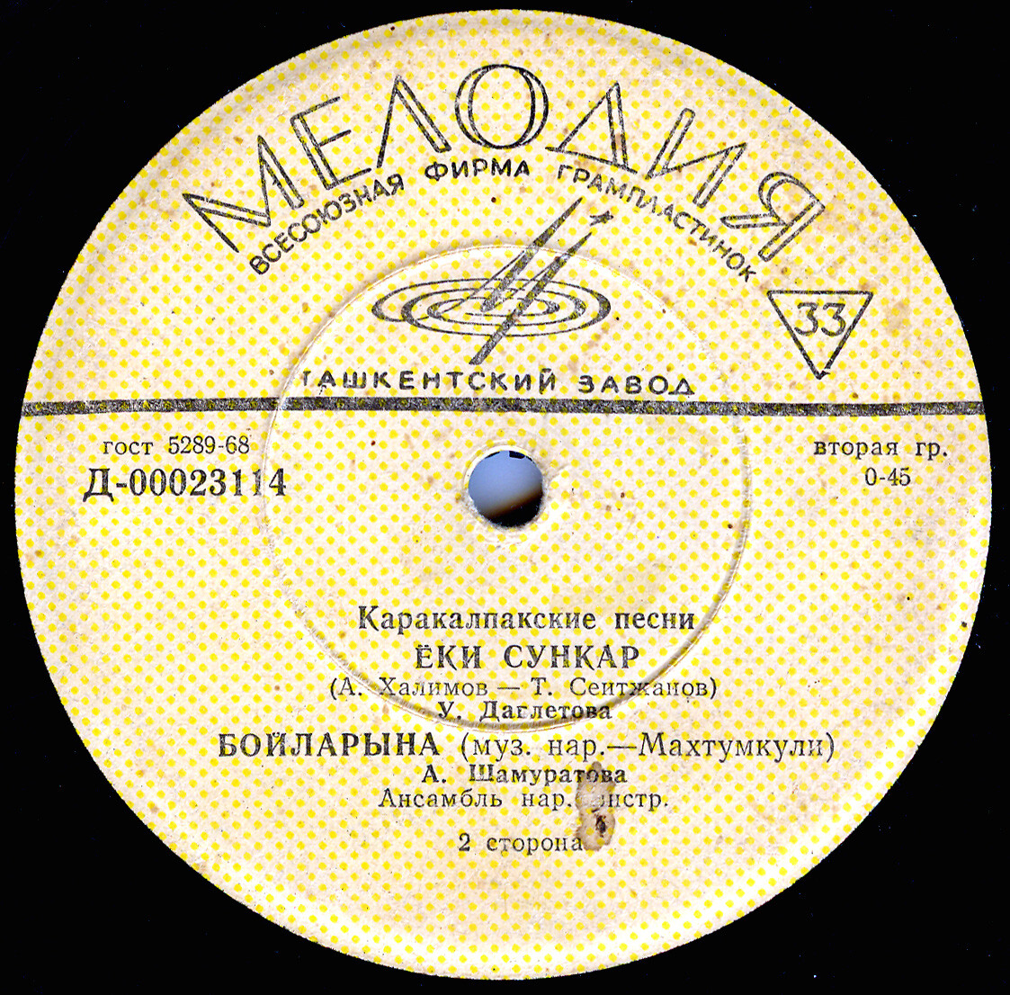Каракалпакские песни