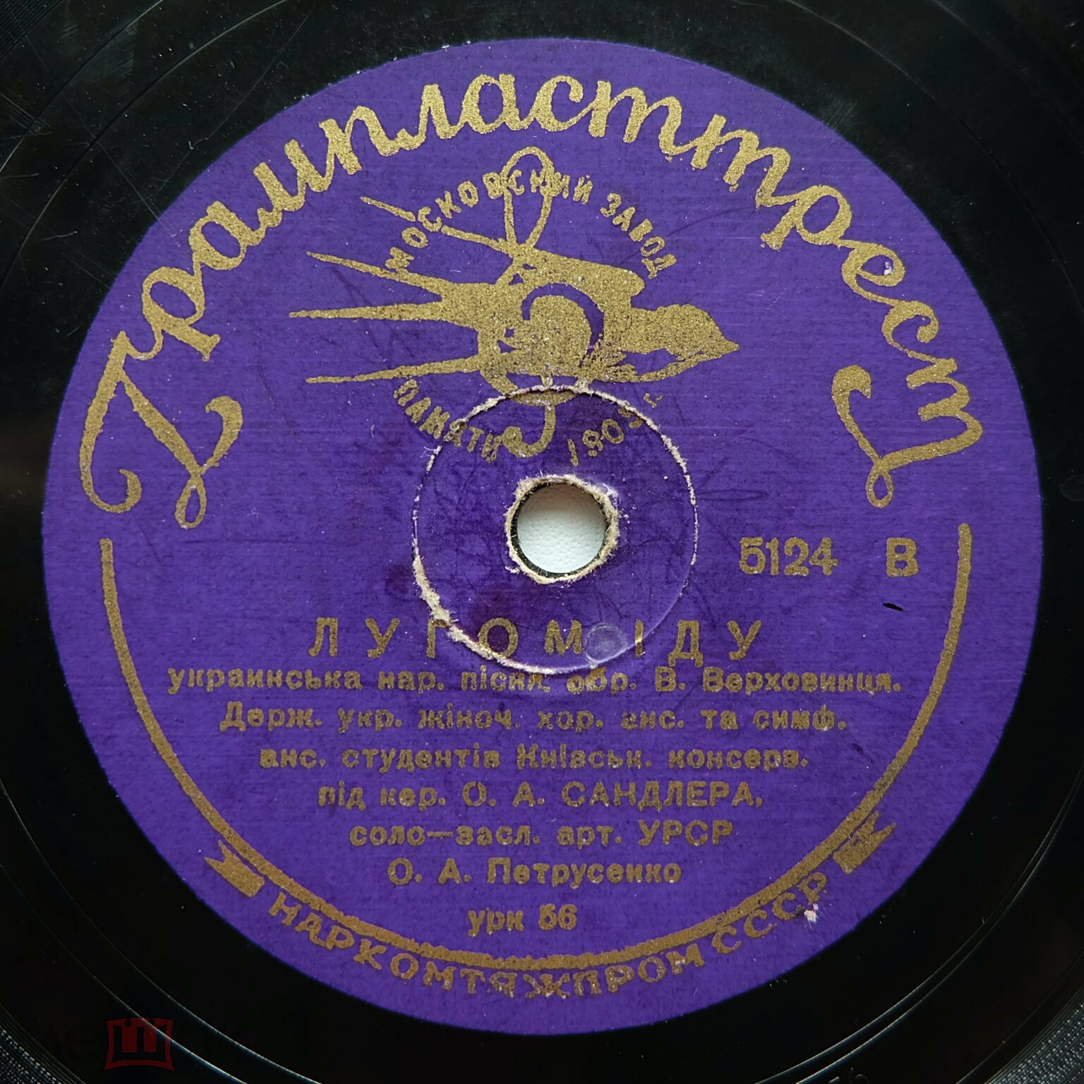 О. Петрусенко - Лугом iду / Очерет лугом гуде