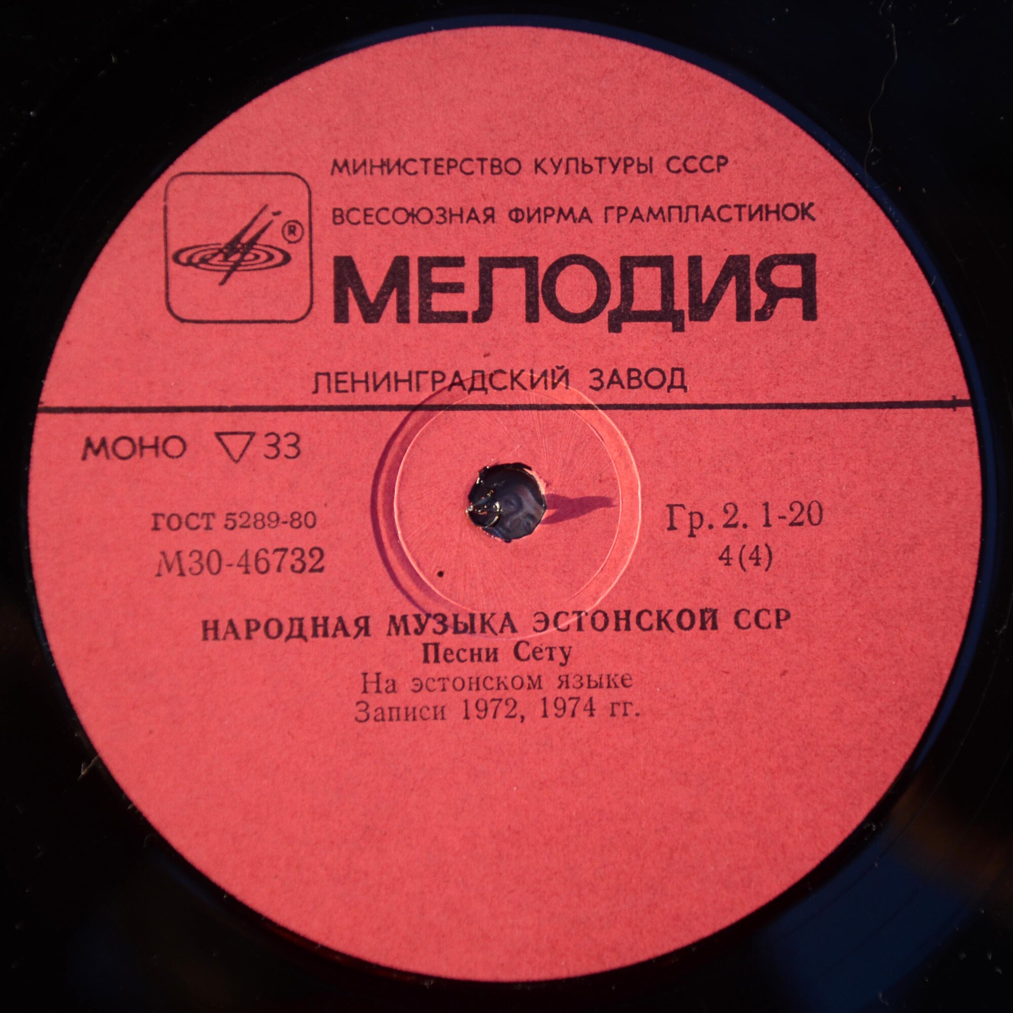 НАРОДНАЯ МУЗЫКА ЭСТОНСКОЙ ССР