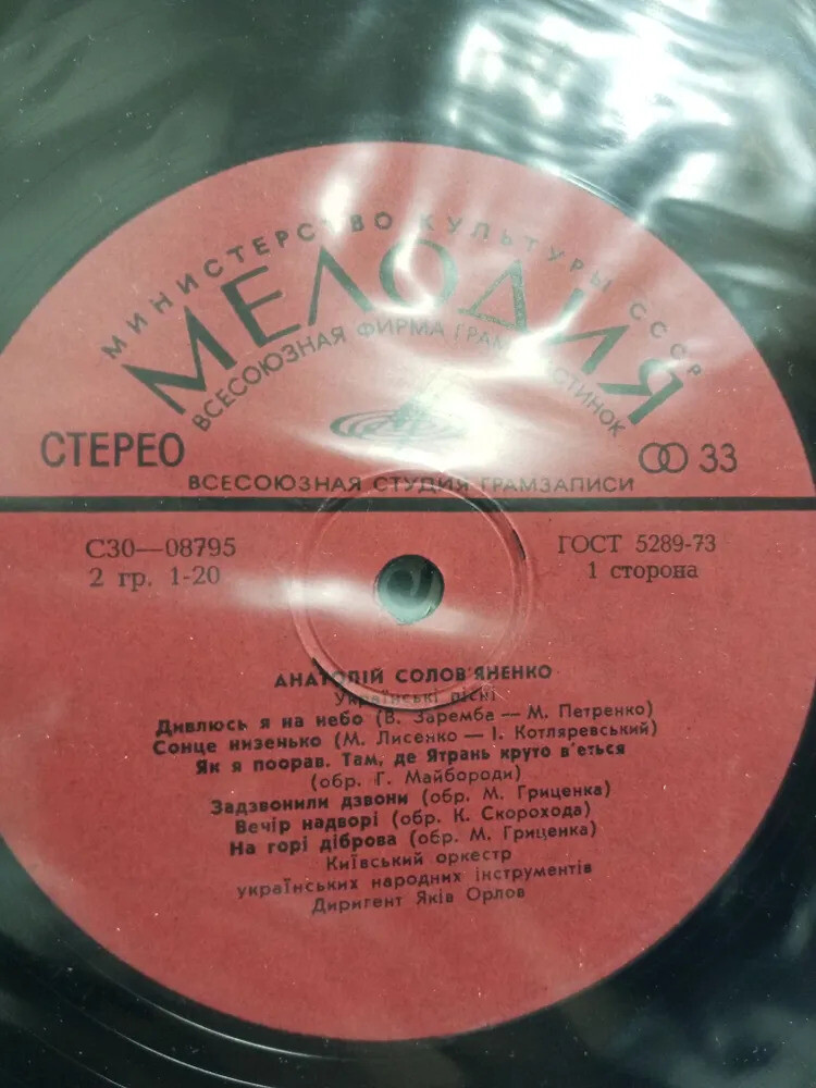 Анатолій Солов'яненко співає українські пісні . Анатолий Соловьяненко  поёт украинские песни. Дир. Яков Орлов