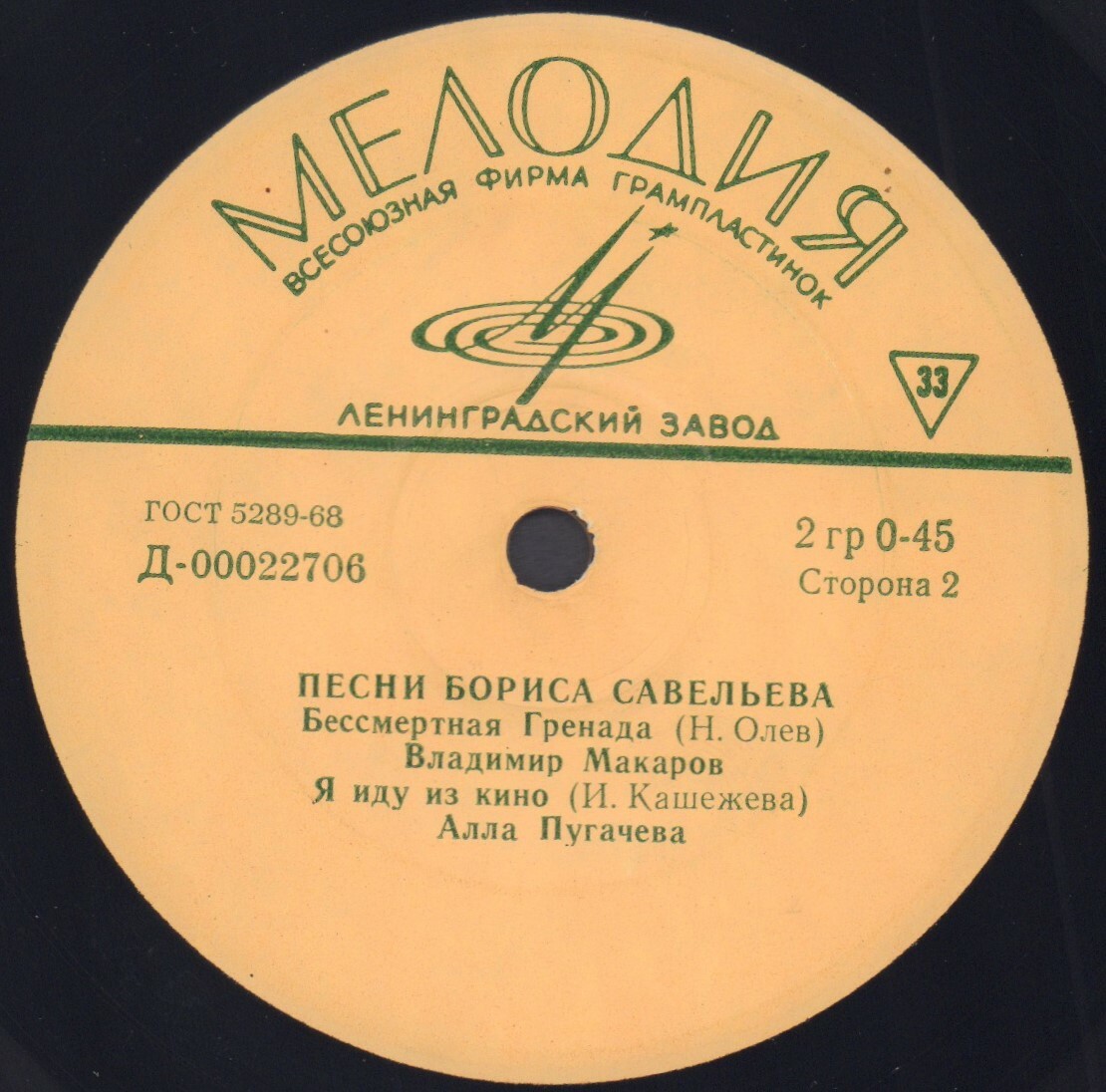 Песни Бориса Савельева