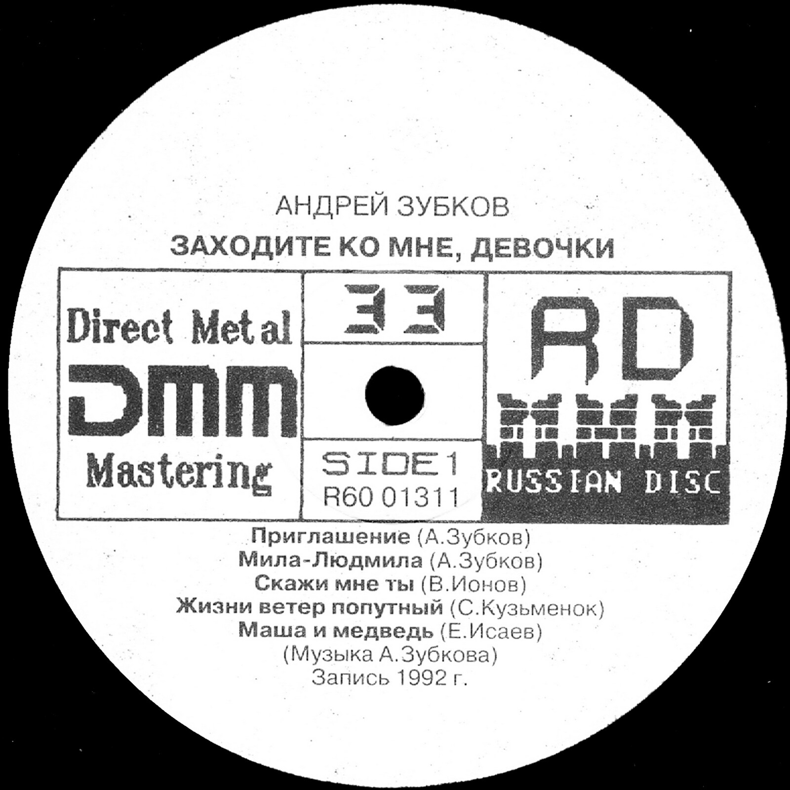 Андрей ЗУБКОВ «Заходите ко мне, девочки»