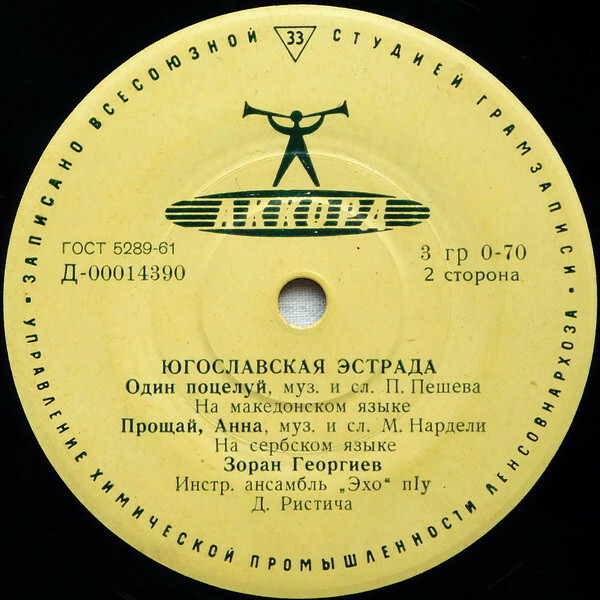 ЮГОСЛАВСКАЯ ЭСТРАДА