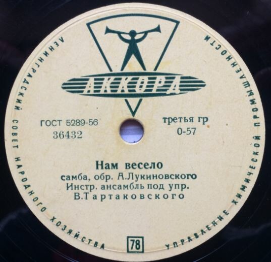 В. Трошин — Парень из Джакарты // Инстр. анс. п/у В. Тартаковского — Нам весело