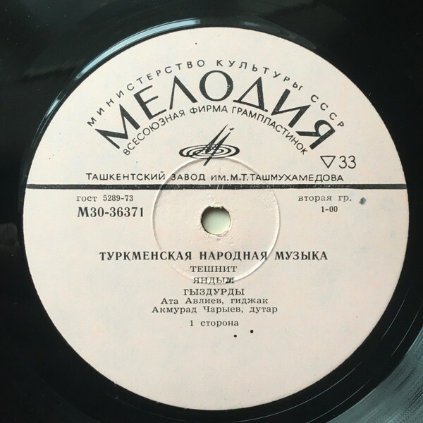 Ата АВЛИЕВ (гиджак), Ахмурад ЧАРЫЕВ (дутар). Туркменские народные мелодии