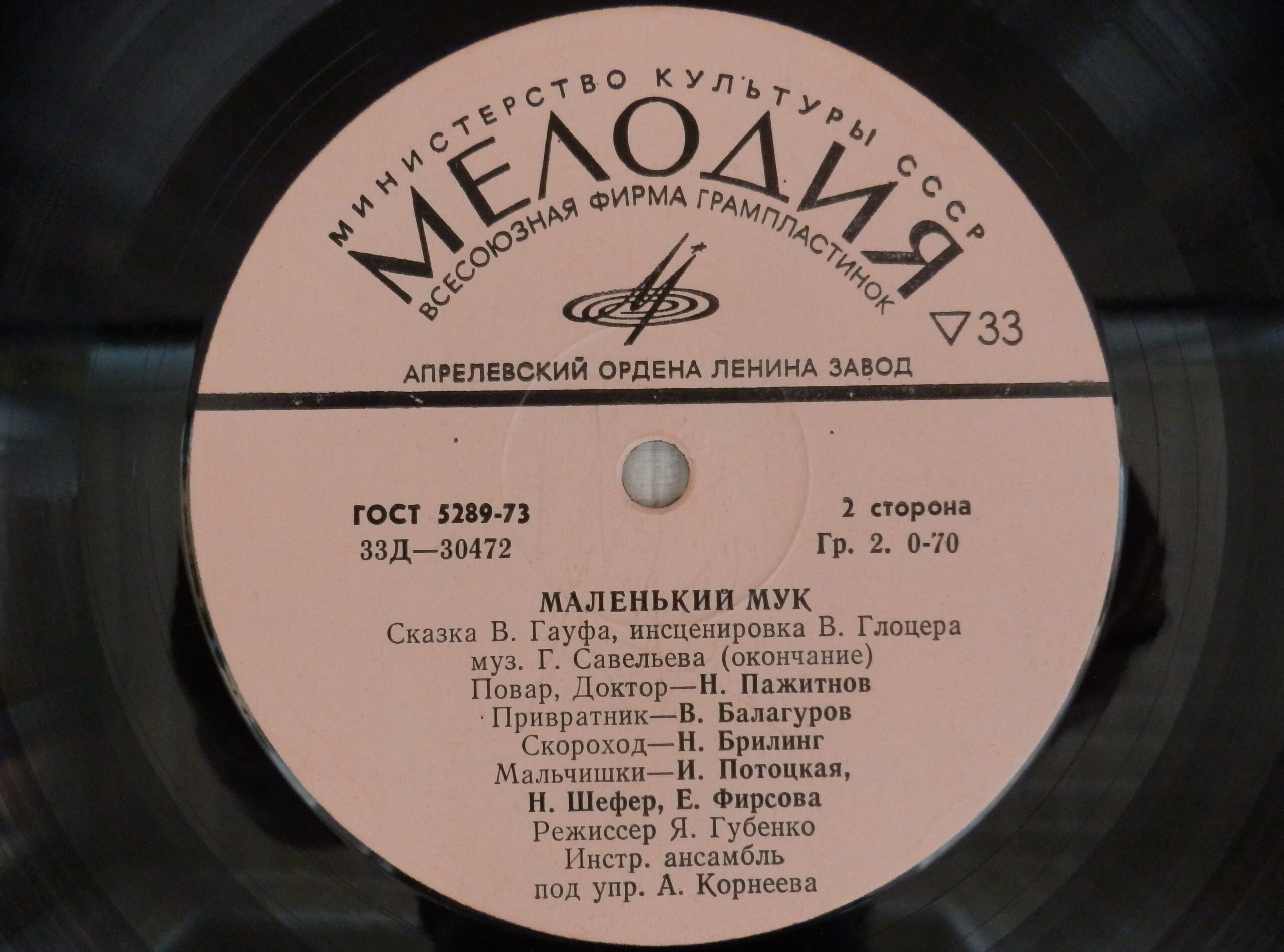 В. Гауф — Маленький Мук (инсценировка)