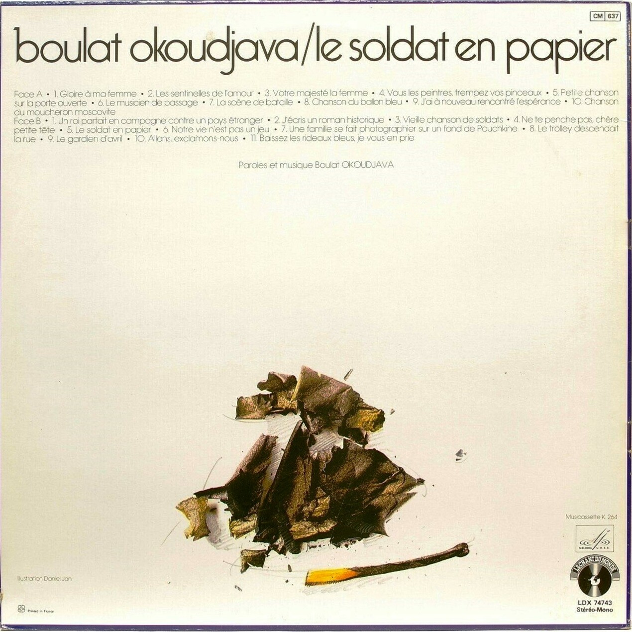 Boulat Okoudjava. Le soldat en papier