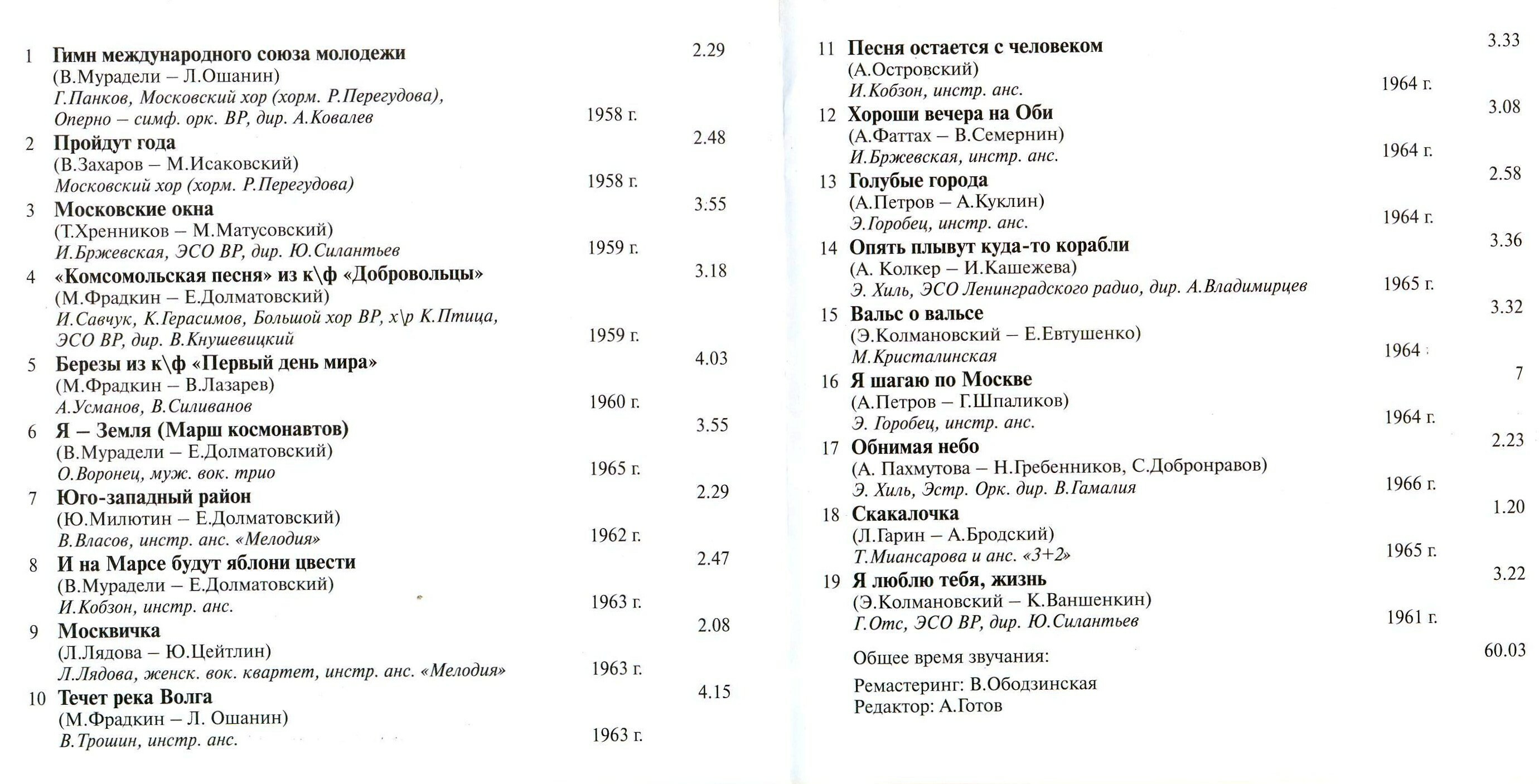 Песни нашей Родины - 4