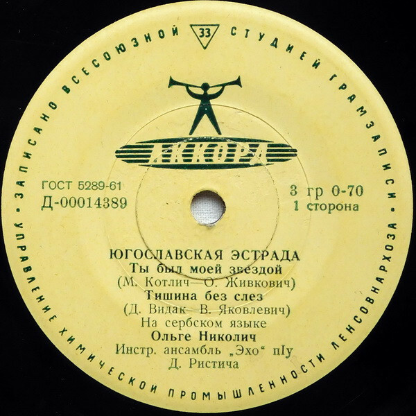 ЮГОСЛАВСКАЯ ЭСТРАДА