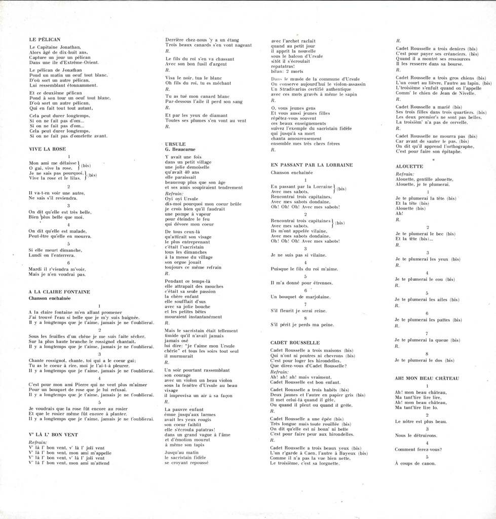 ДАВАЙТЕ ПЕТЬ ПО-ФРАНЦУЗСКИ